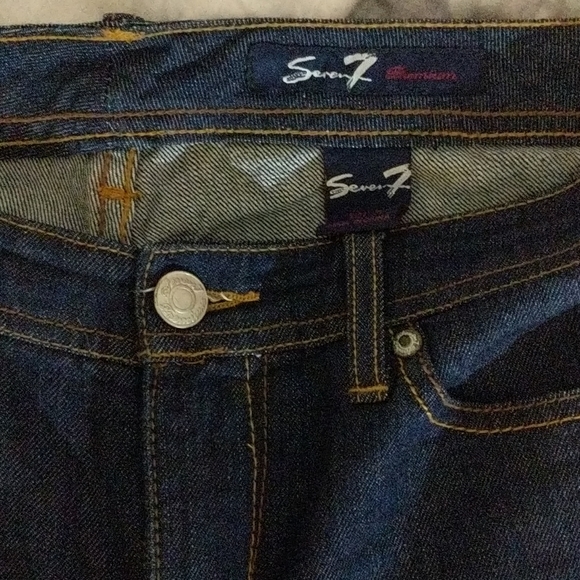 Seven new Bell Bottom jeans dark blue - Picture 3 of 3